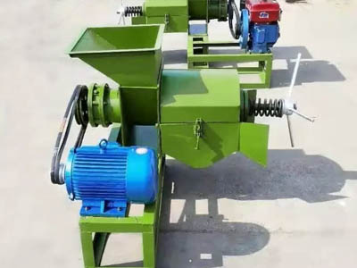 Machine à petite presse à huile de palme à moteur diesel