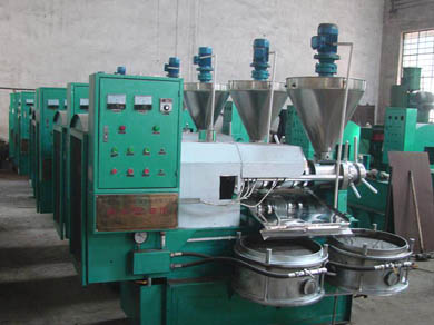 Integrated oil press machine