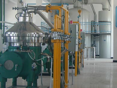 Refining of soybean oil processing plant
