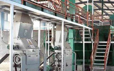 Soybean oil extraction plant