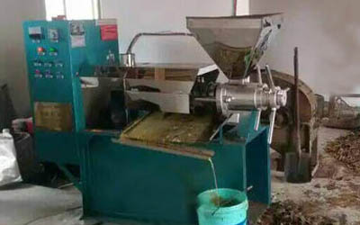 Commissioning method of new oil press