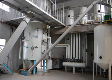 Rice bran oil refinery plant