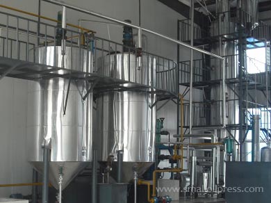 Edible oil refinery plant