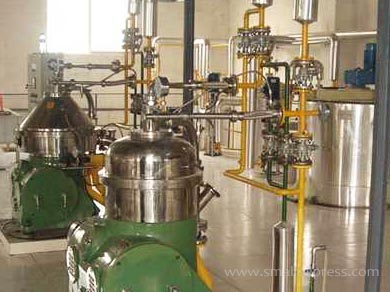 Edible oil refinery plant