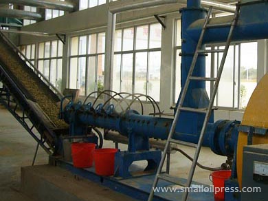 Soybean extruder machine