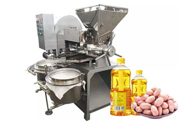 Peanut oil press