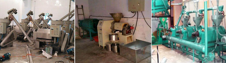 Soybean oil press