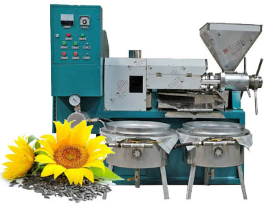 Automatic sunflower pressing machine