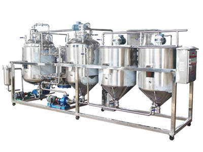 sunflower oil refining machine
