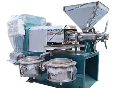 Sunflower seed oil press