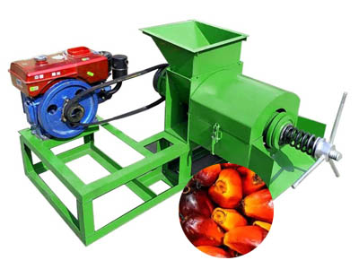 What equipment is needed to build a small palm oil mill