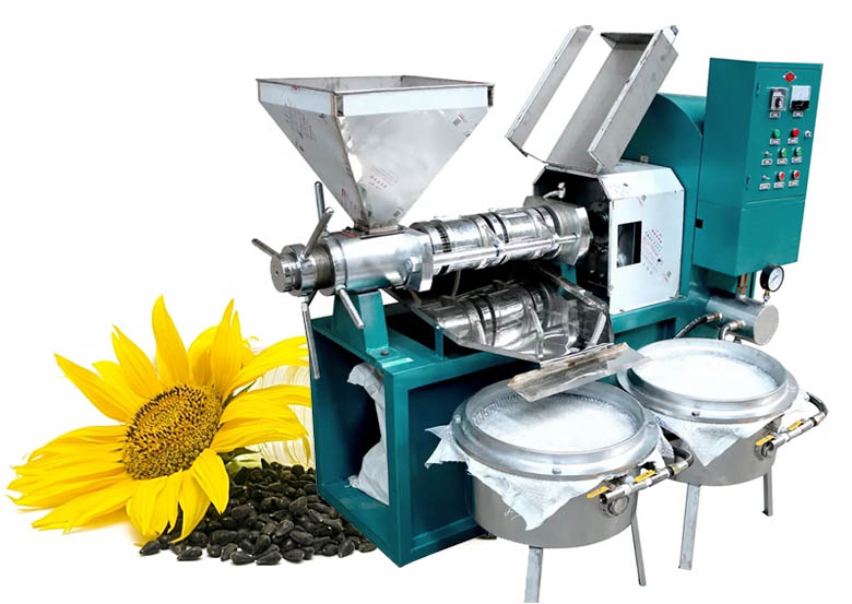 Sunflower seeds oil press