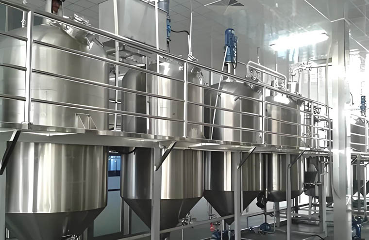 Professional solution for 50 tons/day peanut oil extraction and refining complete set of equipment